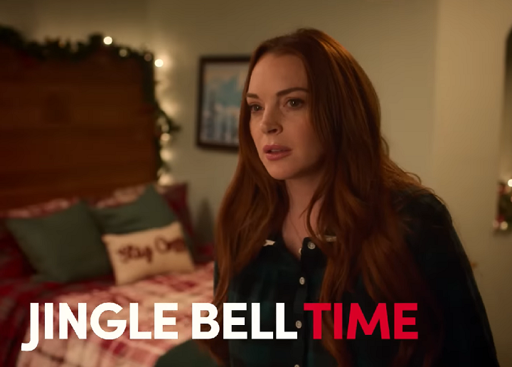 Lindsay Lohan & Ali Tomineek - “Jingle Bell Rock”: Marcando o retorno de Lindsay Lohan às gravações, o filme romântico 