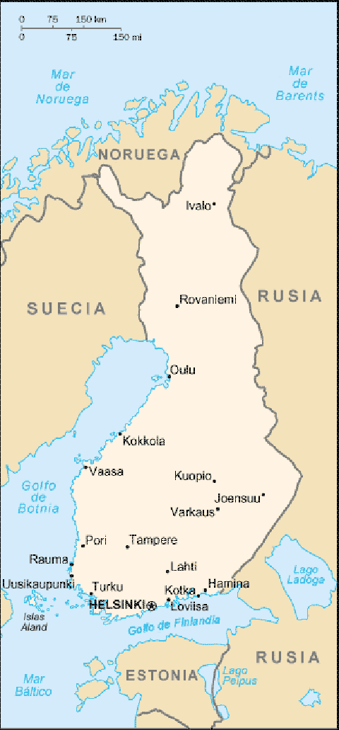 A aliança também zela pelos interesses econômicos dos países que fazem parte do grupo. Situada no Norte da Europa, a Finlândia faz fronteira com Suécia, Noruega e Rússia. 