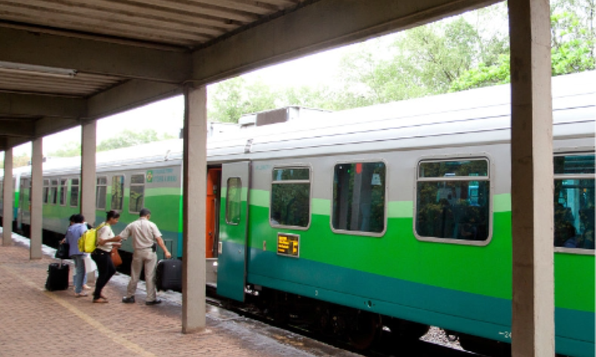 De acordo com a Vale, que opera o serviço, a interrupção é devido à manutenções preventivas que serão realizadas na ferrovia -  (crédito:  Vale/Divulgação)