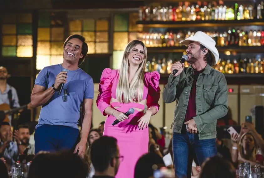 A última gravação da cantora foi com a dupla sertaneja Guilherme & Santiago. Ela participou do DVD 