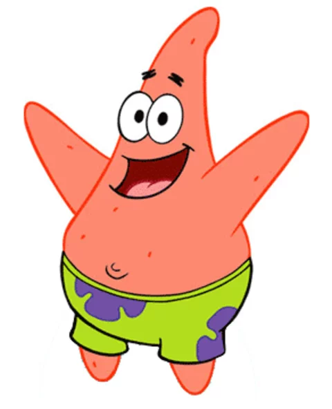 Patrick Estrela é o melhor amigo de Bob Esponja. Ele é uma estrela do mar bem-intencionada, porém não é o mais inteligente dos peixes no mar. Gordinho, ele adora sorvete e muitos outras porcarias, assim como mora debaixo de uma pedra. 