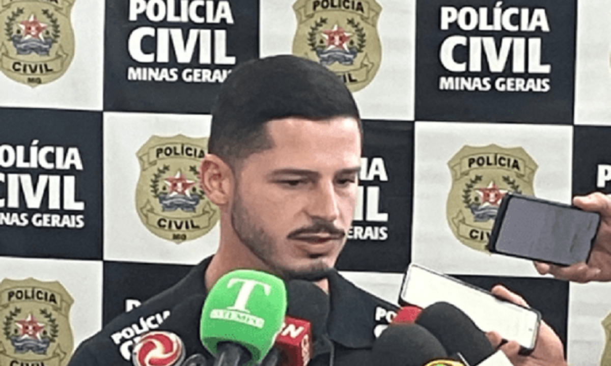 Delegado Matheus contou que foi a polícia quem retirou a mãe de sua casa -  (crédito: PCMG)