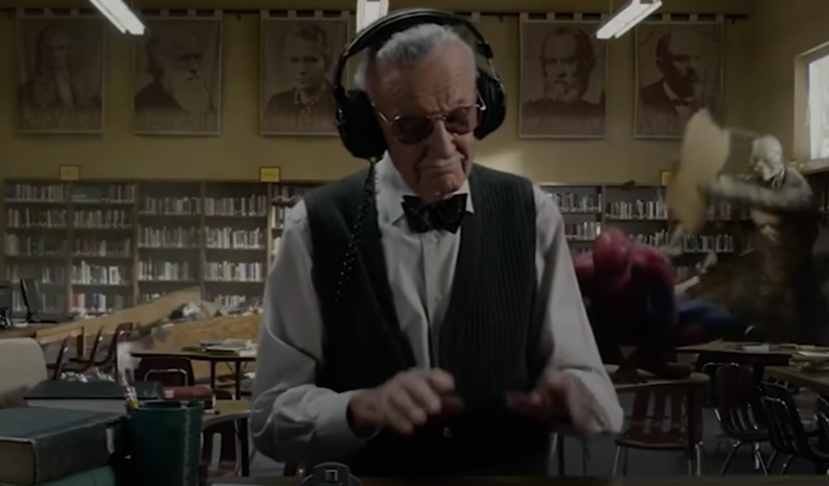 Um dos momentos mais divertidos de Lee em cena foi em 