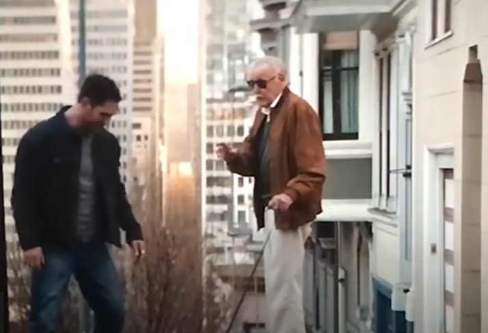 No ano em que morreu, 2018, Lee apareceu no filme 