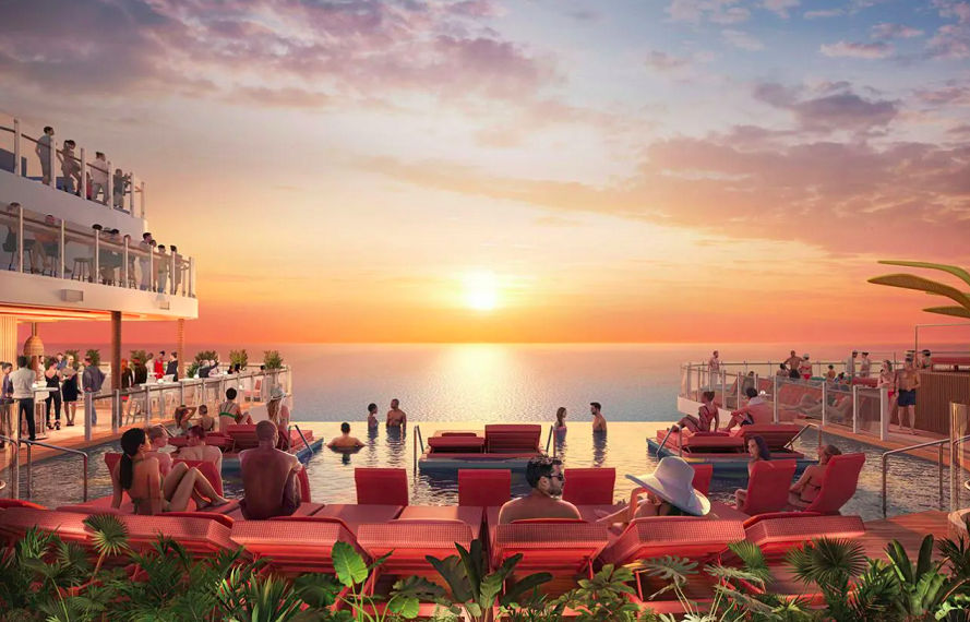 Depois que tudo ficou pronto e checado, a empresa pôde, finalmente, estrear a rota com a nova e gigantesca embarcação. 