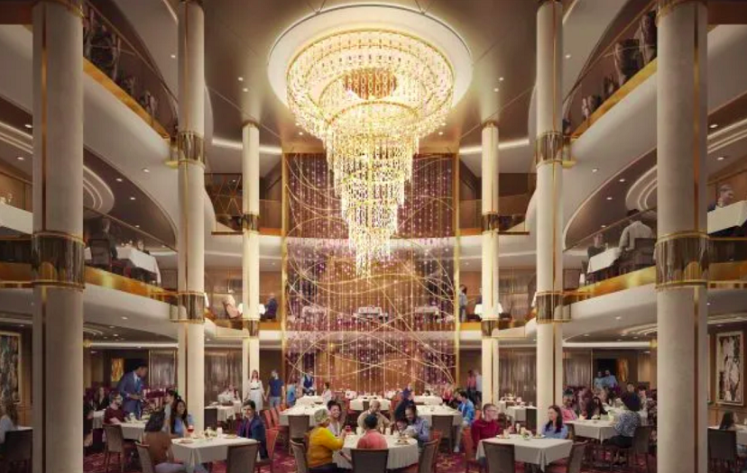 O navio une praticidade com beleza e requinte nas dependências coletivas e tem, ao todo, quase 30 tipos de acomodação para passageiros. 