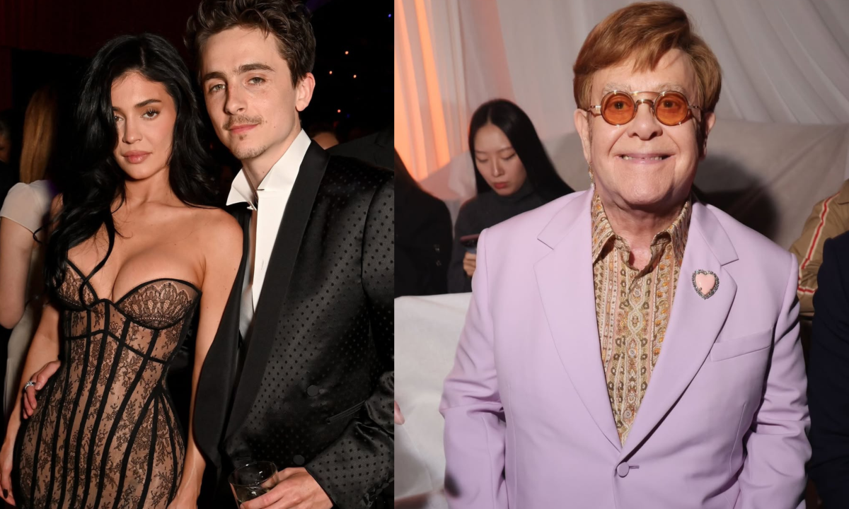 Kylie Jenner, Timothée Chalamet e Elton John
- (crédito: Instagram) Kylie Jenner, Timothée Chalamet e Elton John
- (crédito: Instagram)