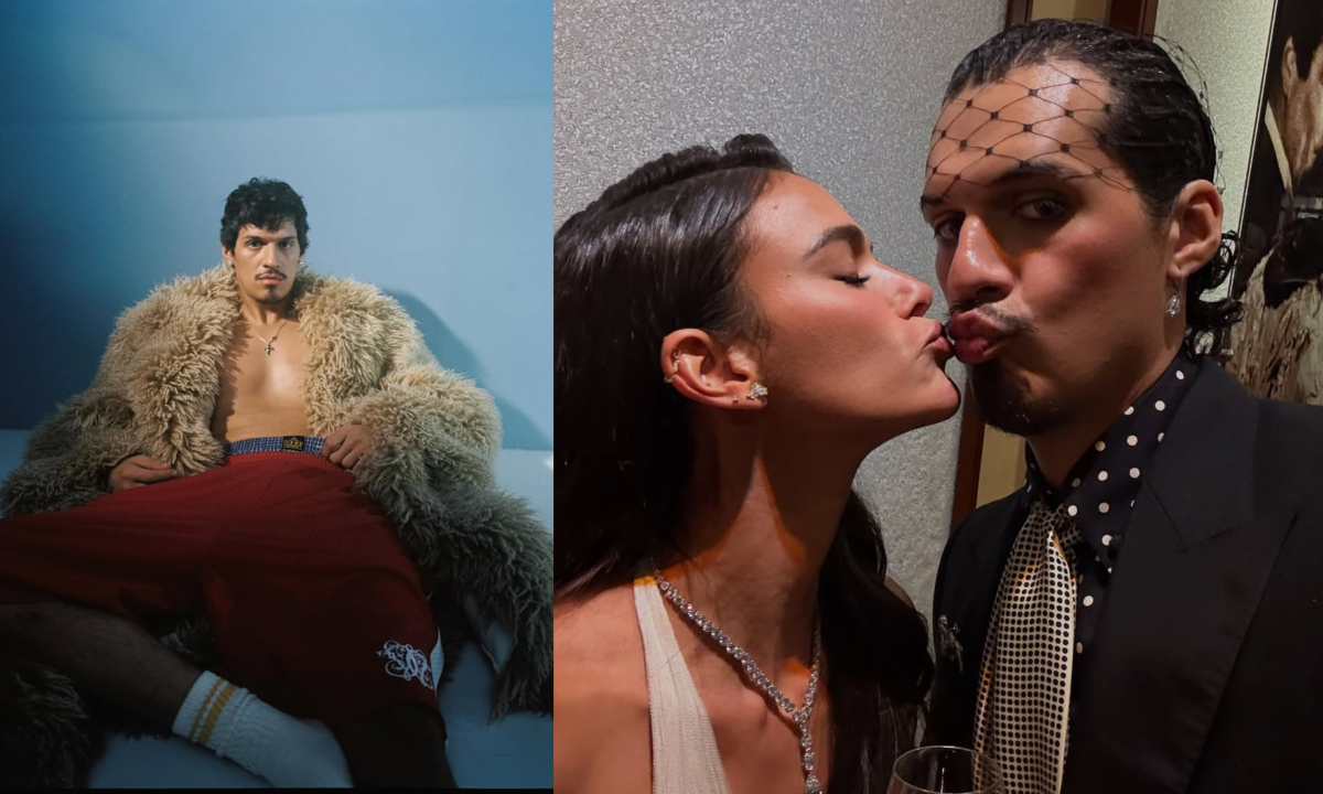 Omar Apollo e Bruna Marquezine -  (crédito: reprodução Instagram)