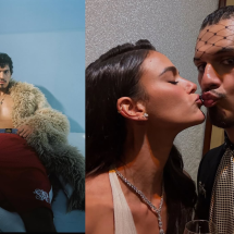 Bruna Marquezine da selinho em cantor nos bastidores do Oscar; saiba quem é - reprodução Instagram