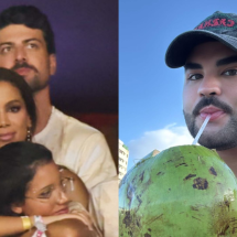 Affair de Anitta aparece platinado no trio e é seguido por amigo da cantora - Reprodução/Instagram