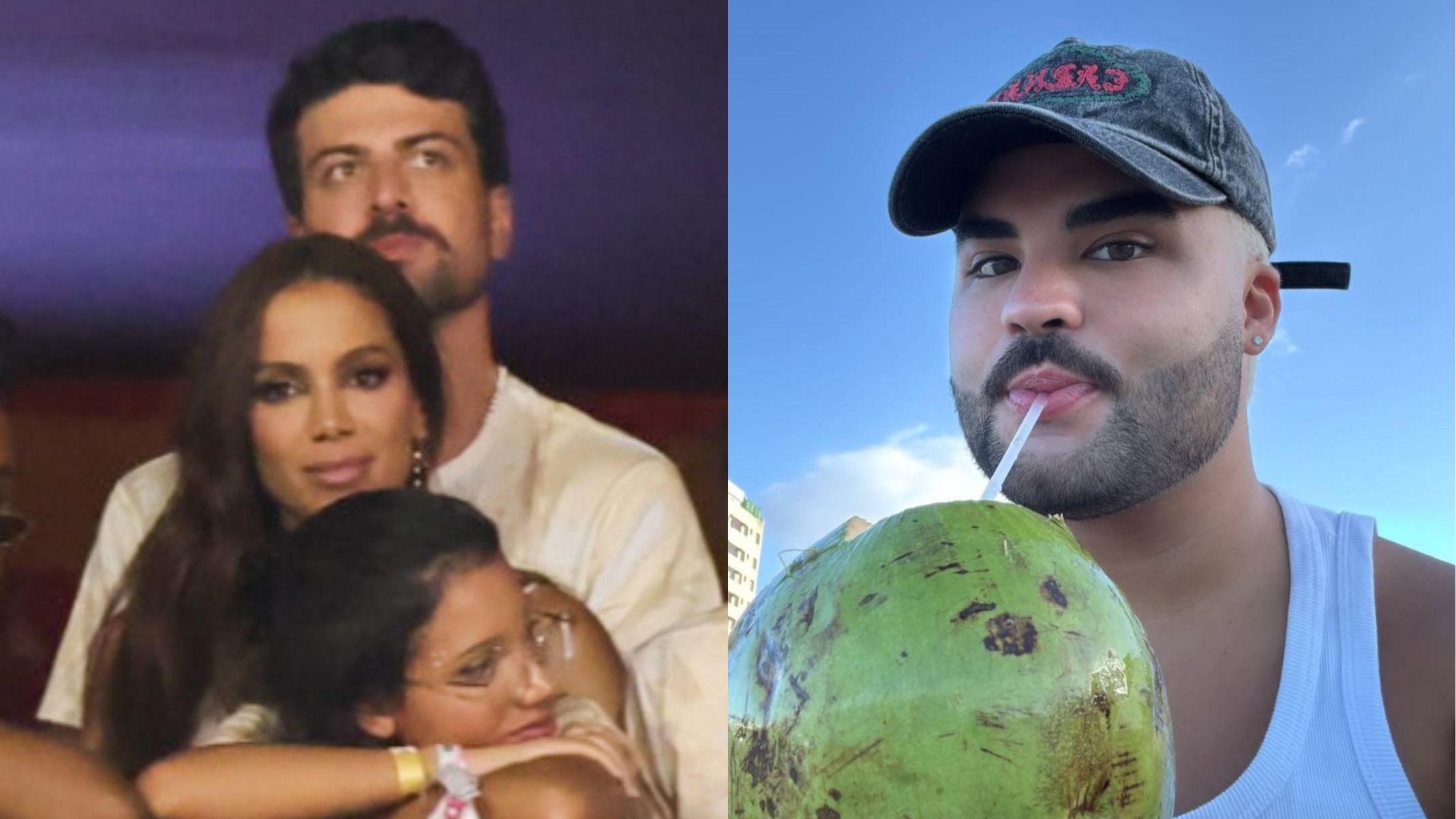 Anitta, affair e Lucas Guedez - (crédito: Reprodução/Instagram) Anitta, affair e Lucas Guedez - (crédito: Reprodução/Instagram)