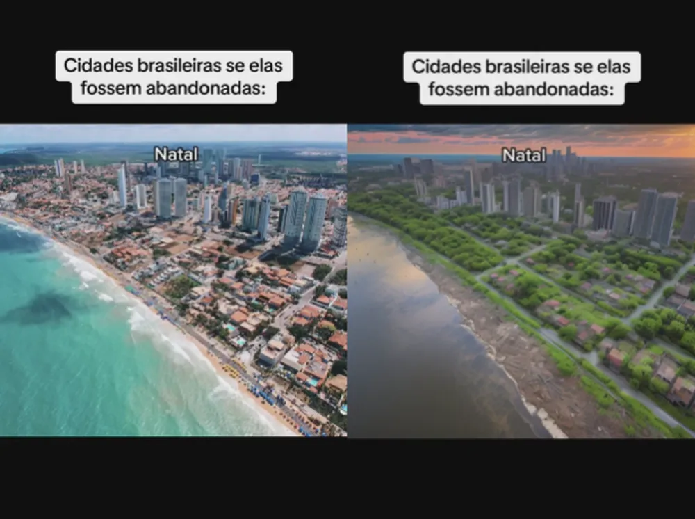 Nos clipes, é possível ver grandes pontos turísticos de cidades brasileiras, como: Rio de Janeiro, São Paulo, Belo Horizonte, Vila Velha, Natal e Goiânia. Todas elas foram adaptadas para novas imagens, como se tornassem cidades abandonadas do mapa.