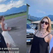Leonardo e Poliana conhecem o jatinho de Virginia e Zé Felipe: "demais!" - Reprodução/Instagram