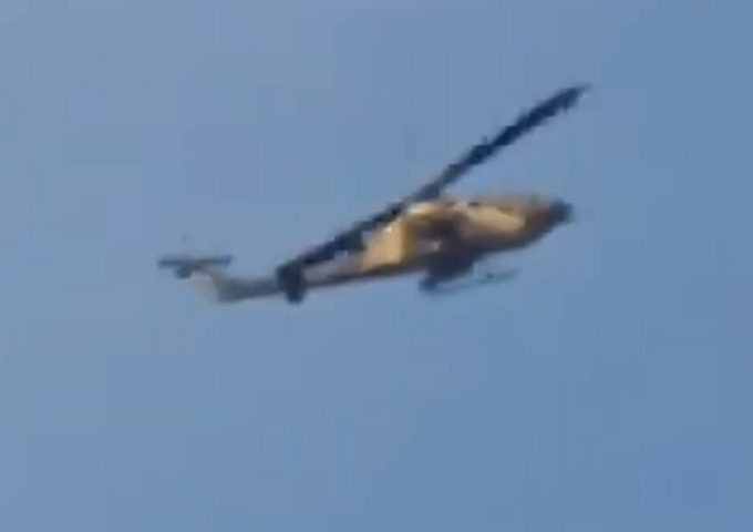 Dois helicópteros do exército paquistanês participaram da operação.