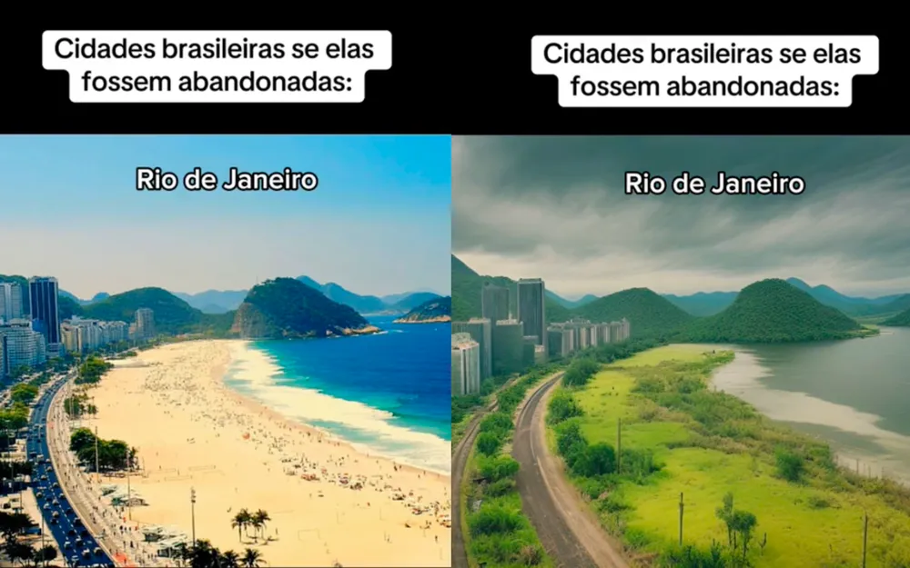 Tecnologia mostra como cidades brasileiras ficariam se fossem 