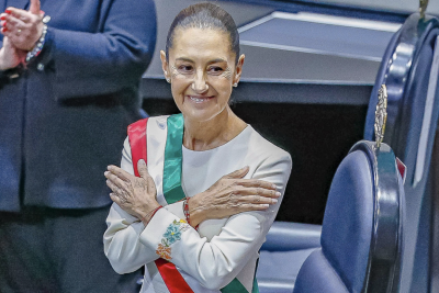 Presidente mexicana vira queridinha de empresários brasileiros -  (crédito: Platobr Economia)