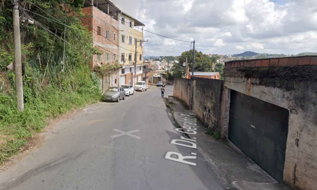 Juiz de Fora registra terceiro caso de morto por espancamento -  (crédito: Reprodu&ccedil;&atilde;o/Google Street View)