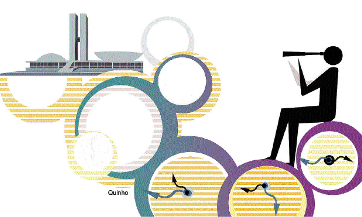 Sucessão mineira reflete impasse nacional, com excesso de nomes à direita, vazio à esquerda e embates ofuscando propostas - (crédito: Quinho) Sucessão mineira reflete impasse nacional, com excesso de nomes à direita, vazio à esquerda e embates ofuscando propostas - (crédito: Quinho)