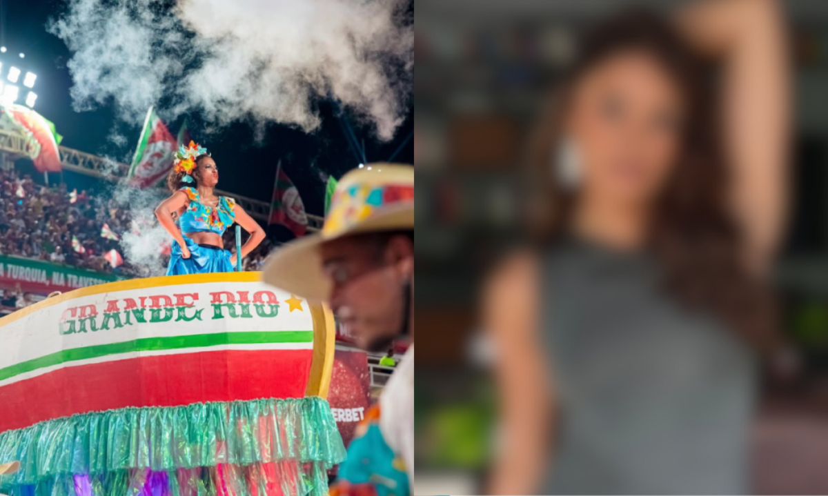 Arregou? Atriz desiste de cargo de Musa na Grande Rio; escola se manifesta -  (crédito: Tupi - Pablo Oliveira)