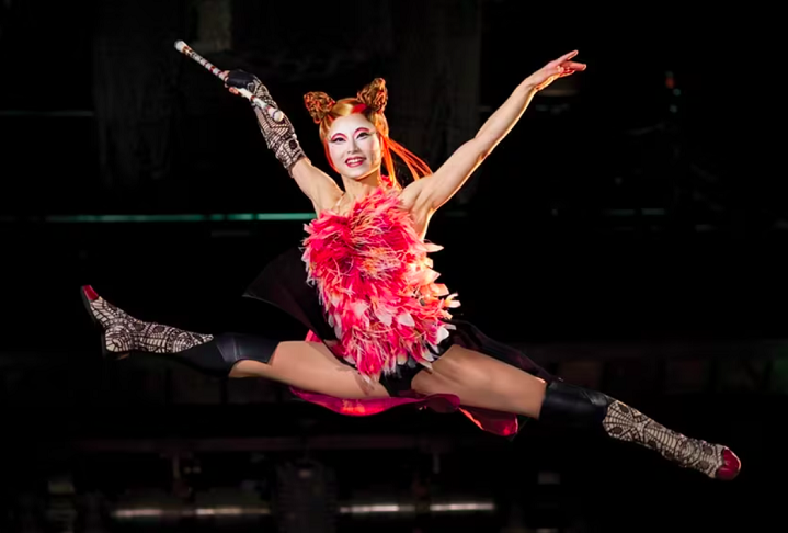 O espetáculo “Kà” é inspirado na cultura hindu. O show utiliza tecnologia de ponta, incluindo projeções holográficas e efeitos especiais.