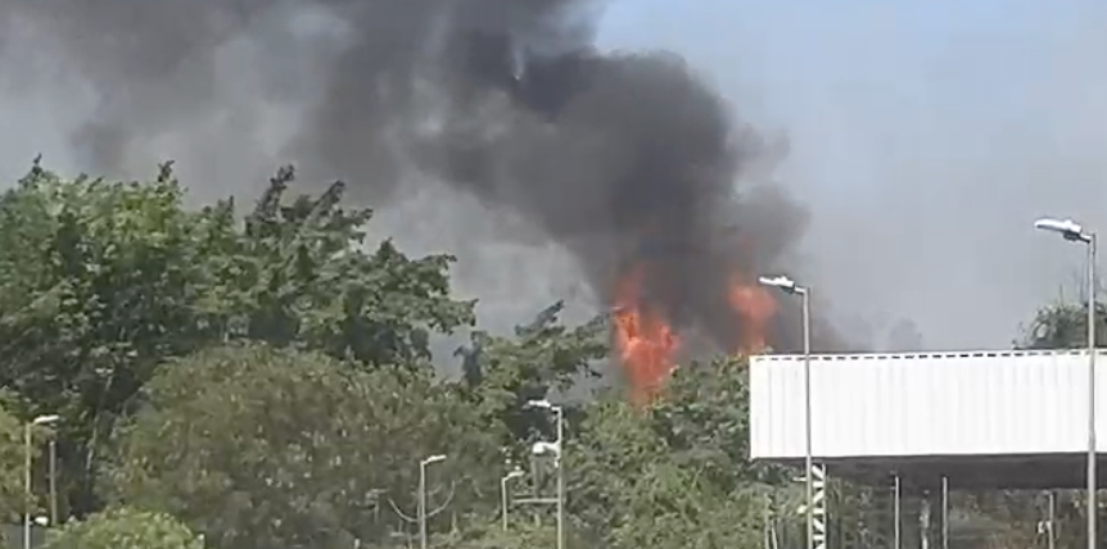 Globo se manifesta após incêndio se propagar na emissora -  (crédito: Tupi - Pablo Oliveira)