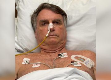 Bolsonaro foi internado em Brasília e precisou realizar cirurgia no abdomen -  (crédito: Reprodução/Redes Sociais)