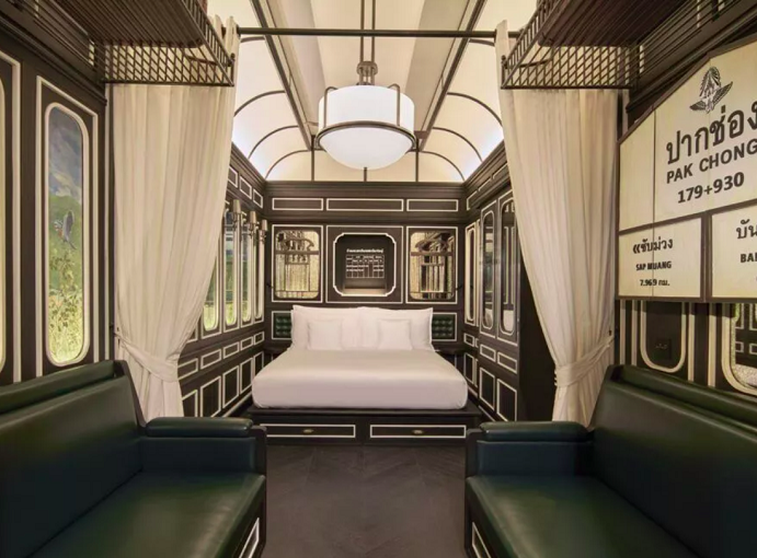Resort faz sucesso com suítes criadas em vagões de trem Resort faz sucesso com suítes criadas em vagões de trem