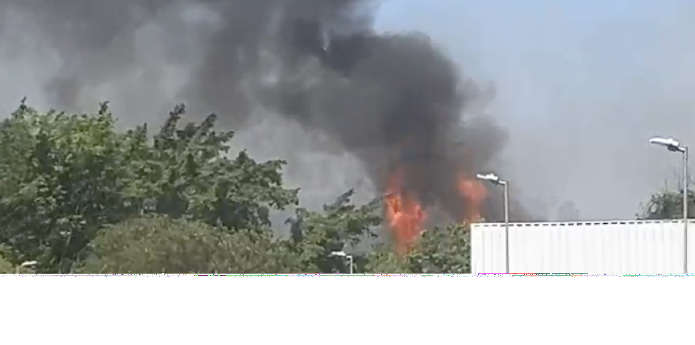 Globo se manifesta após incêndio se propagar na emissora -  (crédito: Tupi - Pablo Oliveira)