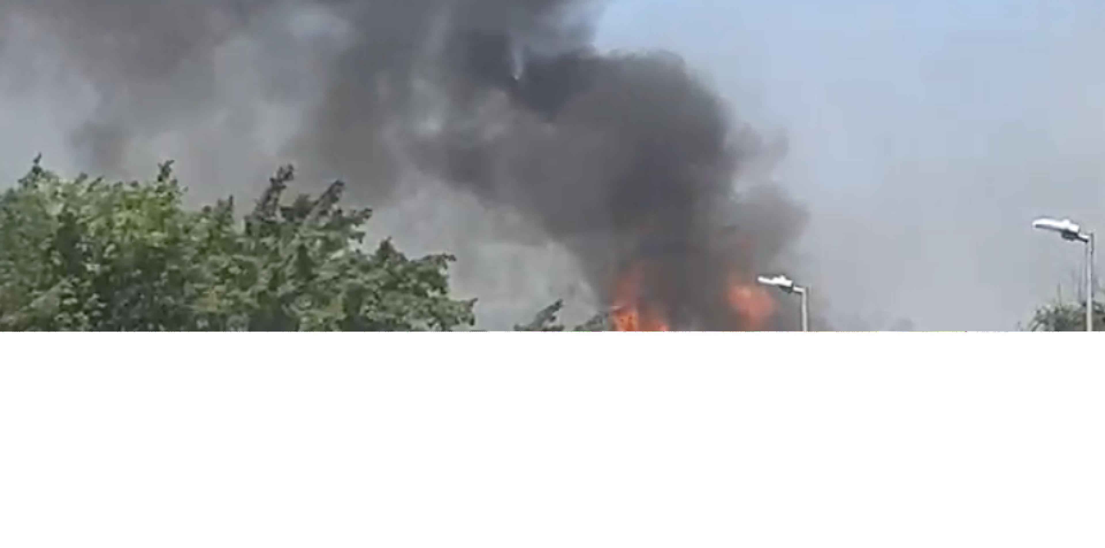 EXCLUSIVO: IncÃªndio toma conta dos estÃºdios globo; veja! -  (crédito: Tupi - Pablo Oliveira)