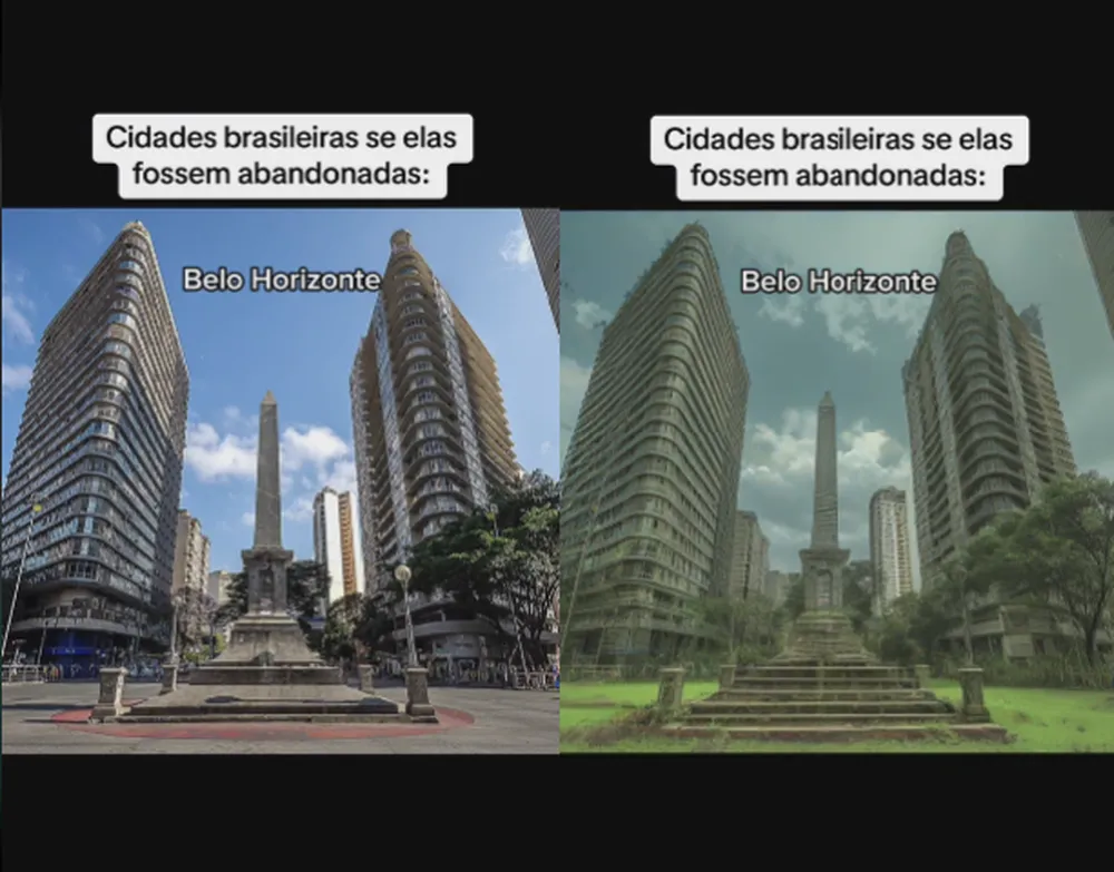 As imagens podem ser encontradas em uma rápida pesquisa no Tik Tok. Os vídeos rapidamente ganharam engajamento e aparentam ter sido criados através de softwares de IA, como o Midjourney. 