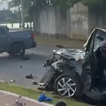 Homem de 35 anos morre em batida de frente na Pampulha