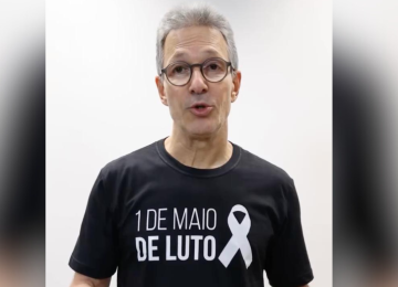 Zema disse que neste Dia do Trabalhador o Brasil 'está de luto' -  (crédito: Reprodução/Redes Sociais)