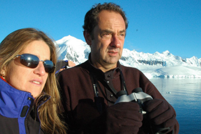 Amyr e Marina Klink em Belo Horizonte -  (crédito: Platobr Cultura)