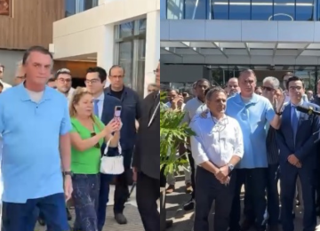 Bolsonaro deixa hospital após três semanas internado -  (crédito: Reprodução/Redes Sociais)