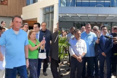 Bolsonaro deixa hospital após três semanas internado -  (crédito: Reprodução/Redes Sociais)