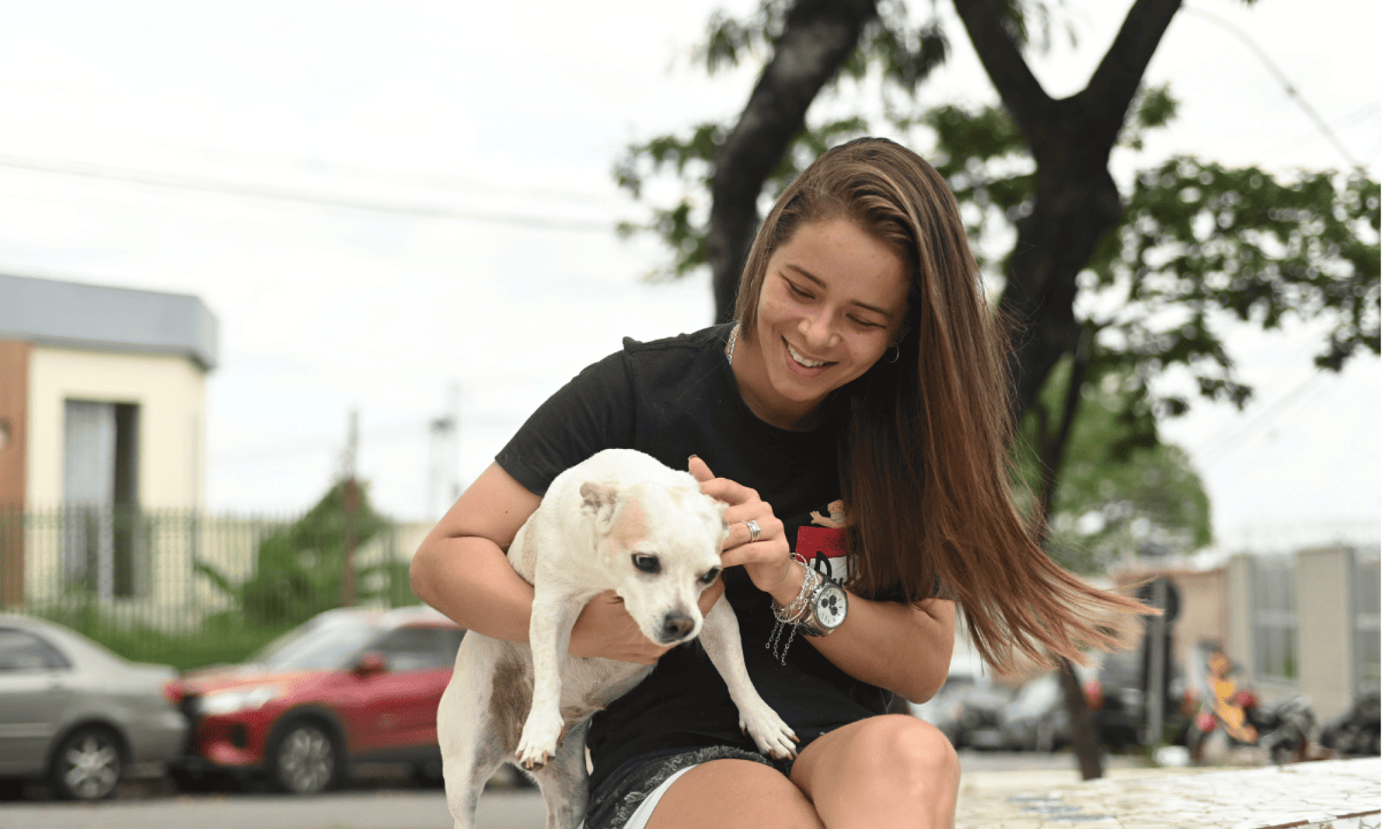 Samira Moutinho, de 33 anos, mora Vila Vera Cruz II desde sempre-Leandro Couri/EM/DA Press