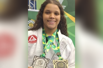 Atleta de Sabará conquista prata e bronze no Brasileiro de Jiu-jitsu