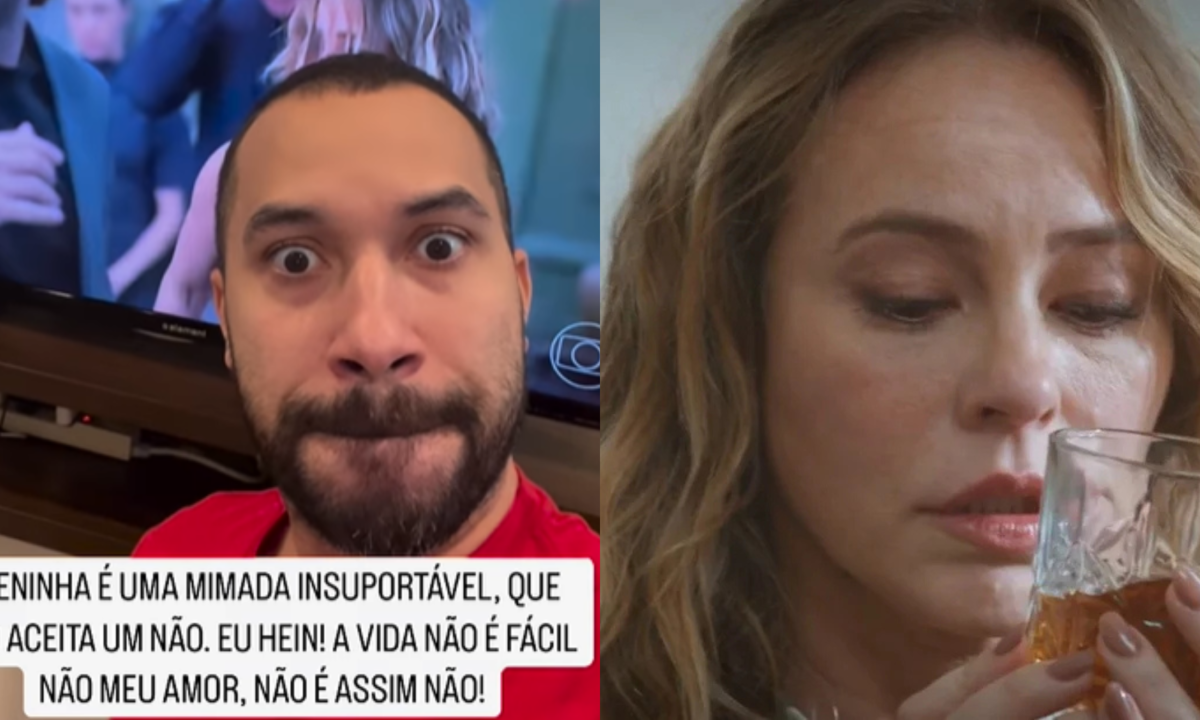 Gil do Vigor e Heleninha (Paolla Oliveira) -  (crédito: Reprodução/Tv Globo e Instagram)