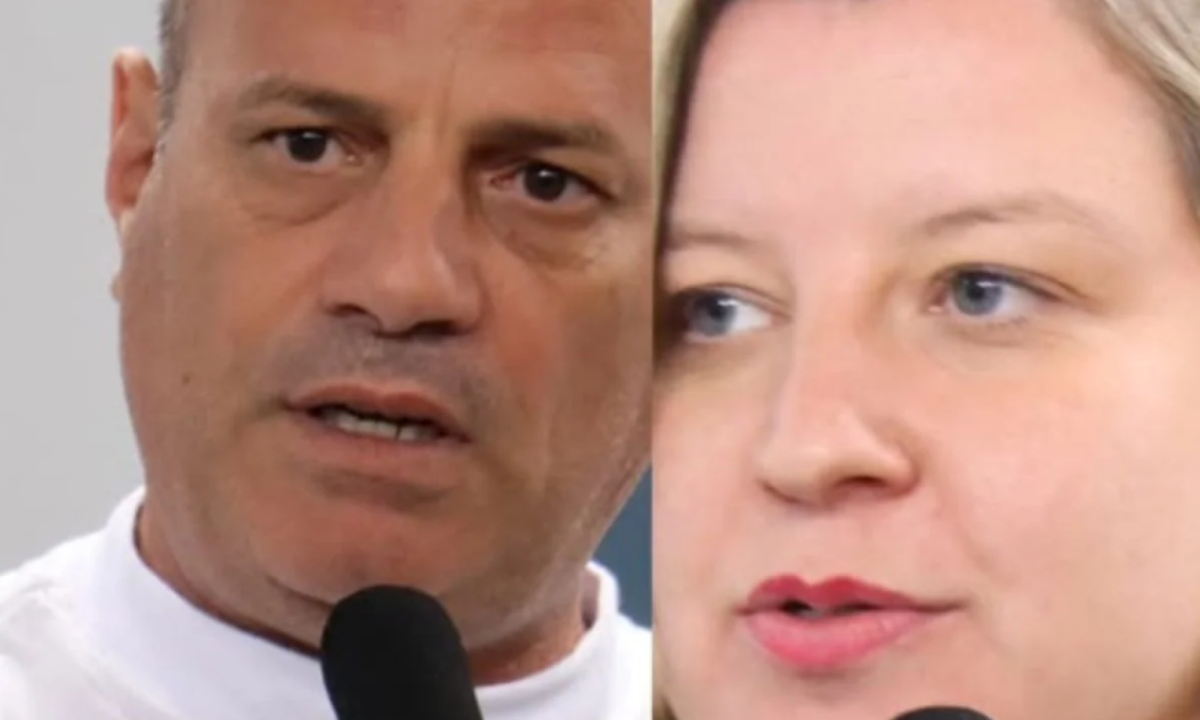 MPE denuncia Sargento Mello por perseguir e humilhar Laiz Perrut  -  (crédito: Montagem/C&acirc;mara Municipal de Juiz de Fora/Reprodu&ccedil;&atilde;o)