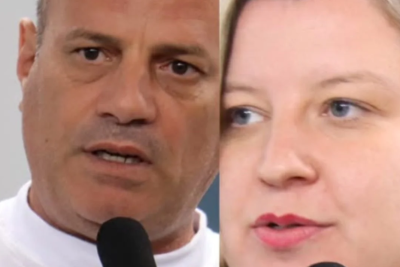 MPE denuncia Sargento Mello por perseguir e humilhar Laiz Perrut  -  (crédito: Montagem/Câmara Municipal de Juiz de Fora/Reprodução)