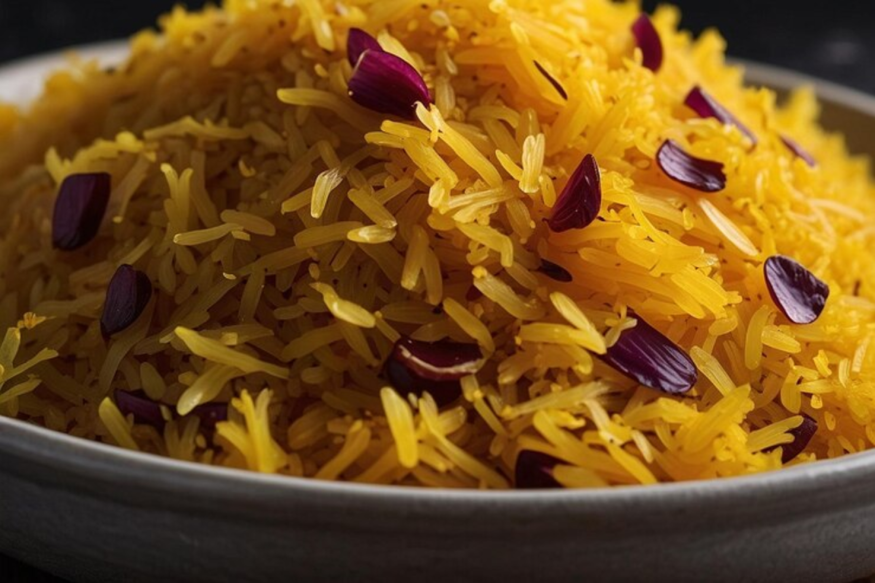 Zarda (Paquistão) - Zarda é um arroz doce paquistanês, preparado com arroz aromático, açúcar, frutas secas e especiarias como cardamomo e açafrão.-Freepik
