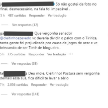 Apoiadores do senador Cleitinho Azevedo criticam atitude do parlamentar de pedir vídeo para influencer que prestava depoimento