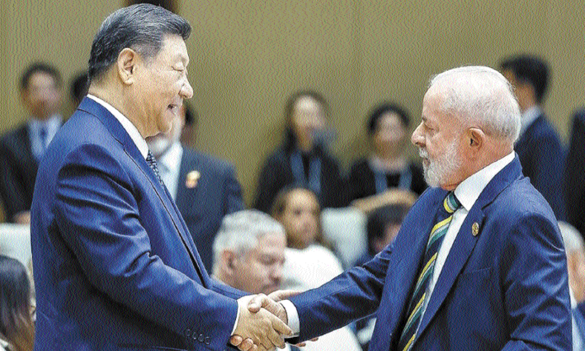 Brasil e China firmam plano de mineração sustentável durante visita de Lula à China - (crédito: Ricardo Stuckert/PR) Brasil e China firmam plano de mineração sustentável durante visita de Lula à China - (crédito: Ricardo Stuckert/PR)
