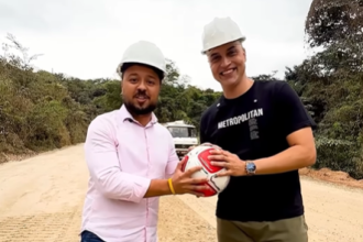 Prefeitos de Nova Lima e Sabará retomam obras em estrada entre as cidades