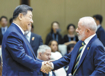Brasil e China firmam plano de mineração sustentável durante visita de Lula à China -  (crédito: Ricardo Stuckert/PR)