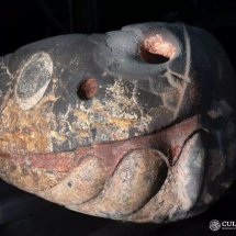Serpente de pedra é valioso achado arqueológico no México -  INAH