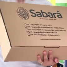 Sabará começa a receber kits escolares na próxima semana 