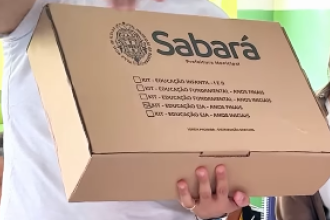 Sabará começa a receber kits escolares na próxima semana 