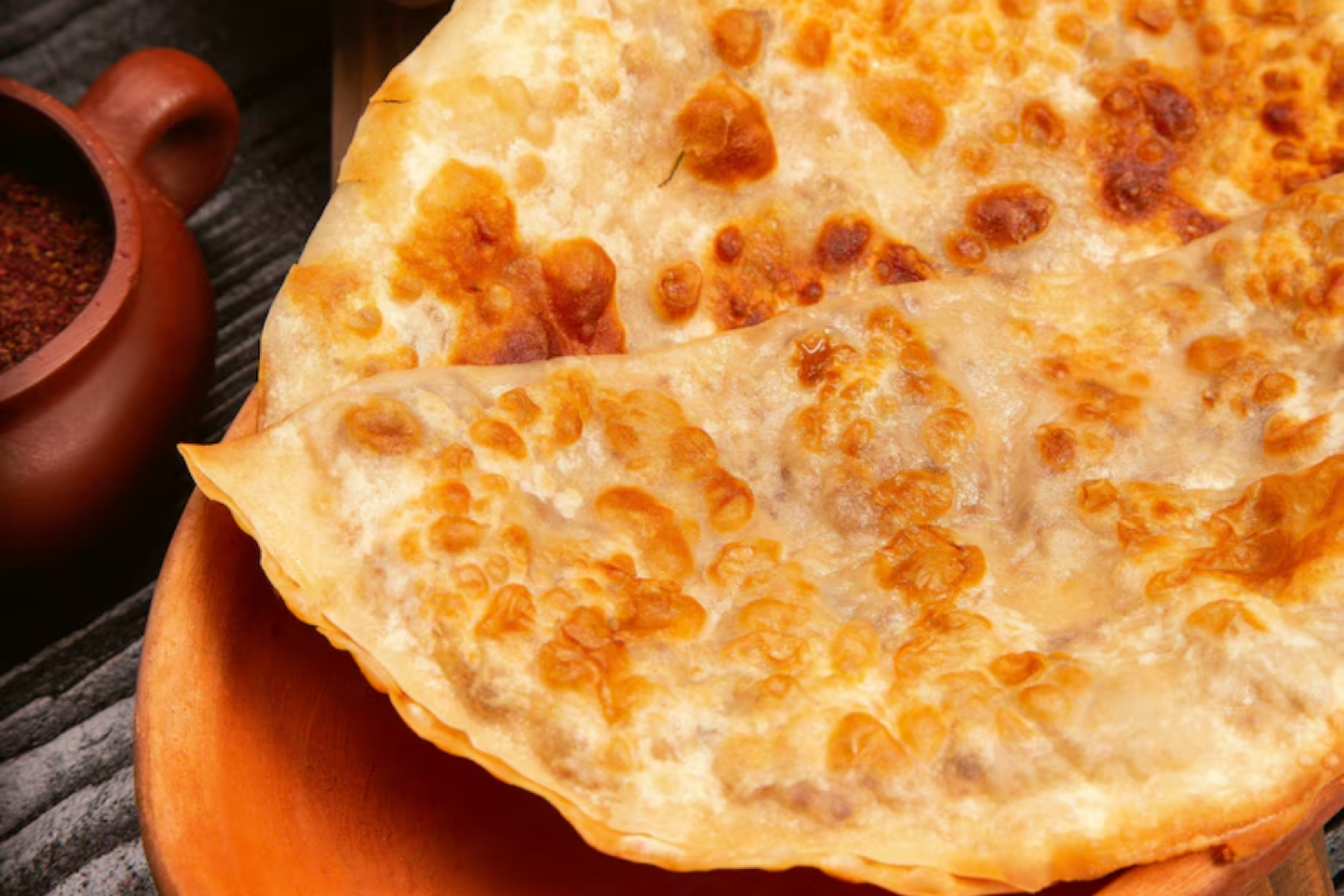 9º Roti Canai da Malásia (Nota: 4.5) -  Pão frito em chapa, de origem indiana, muito popular no Sudeste Asiático. Massa elástica, leve e folhada.
