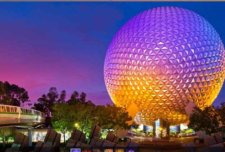 Epcot (Walt Disney World), Flórida: Um dos parques da Disney World em Orlando é considerado por muitos o mais decepcionante em comparação aos outros. Suas principais atrações são comidas, bebidas e alguns eios pouco empolgantes.